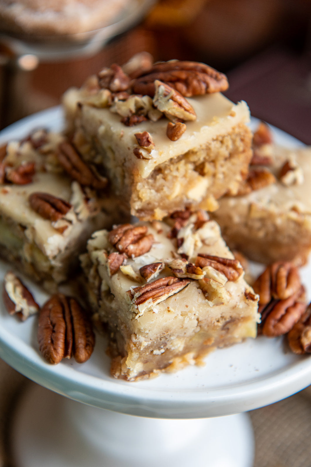 SHIP 12 Caramel Pecan Apple Blondies