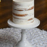 1 tier White Wedding Cake