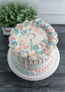 Gender Reveal Cake