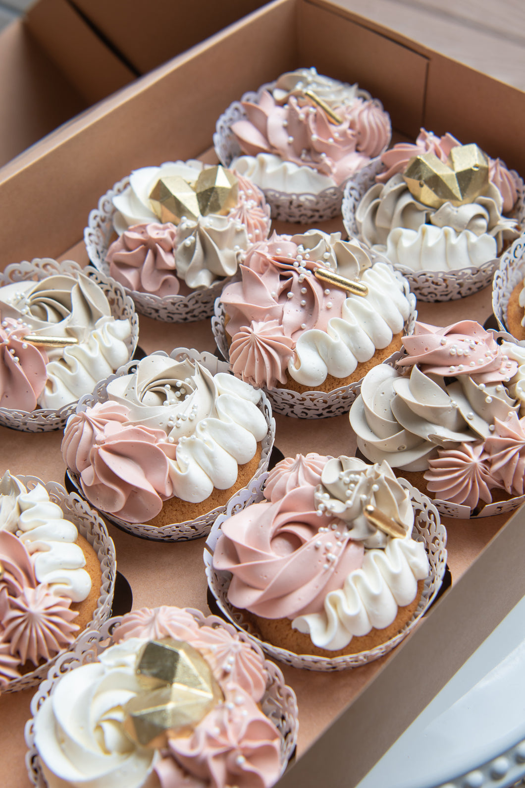 Textured Cupcakes