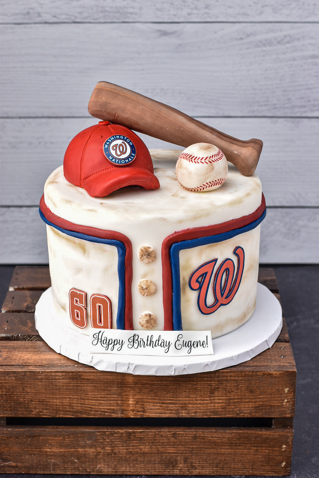 Baseball Birthday Cake - Alida's Kitchen